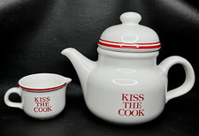 Bule e creme de cerâmica Waechtersbach Espanha MYRA KISS THE COOK comprar usado  Enviando para Brazil