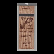 Matchbook cover bradley for sale  Raymond