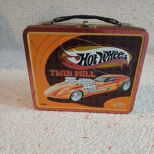 Usado, 1999 Lancheira térmica Hot Wheels Twin Mill com garrafa térmica de metal comprar usado  Enviando para Brazil