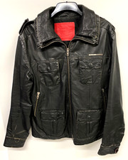 Superdry real leather for sale  MILTON KEYNES