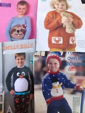 Knitting patterns christmas for sale  RIPLEY