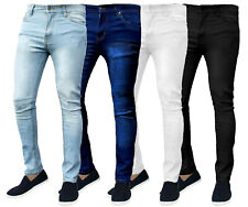 JEANS SKINNY MASCULINO JEANS SUPER STRETCH SLIM FIT TODOS OS TAMANHOS DE CINTURA E PERNA PRETO BÁSICO comprar usado  Enviando para Brazil