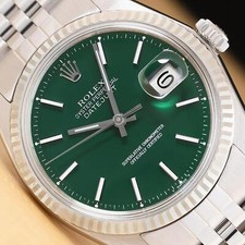 RELÓGIO MASCULINO ROLEX DATEJUST OURO 18K AÇO INOXIDÁVEL MOSTRADOR VERDE JUBILEU comprar usado  Enviando para Brazil