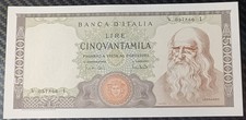 50000 lire banca usato  Villarosa