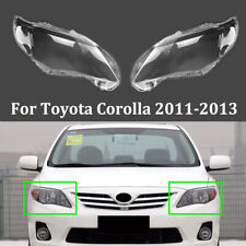 Par Para Toyota Corolla 2011-2013 Farol Abajur Tampa da Lente Farol Capa comprar usado  Enviando para Brazil