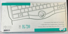 Teclado Focus Electronic modelo FK7200 PS/2 com caixa de trackball / guia do usuário comprar usado  Enviando para Brazil