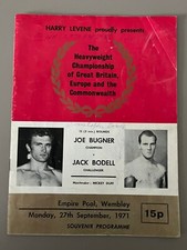 Boxing programme joe for sale  BRADFORD