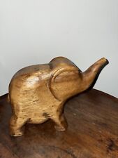 Elephant real wooden for sale  ROSSENDALE