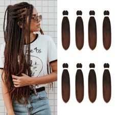 Pacote com 8 Ombre Trança Cabelo Pré Esticado - 16" 55G/Pacote Premium Kanekalon Pre St comprar usado  Enviando para Brazil