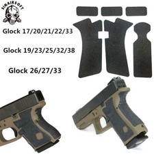 6x fita adesiva de textura de borracha antiderrapante para pistola Glock 17 19 23 26 27 32 33, usado comprar usado  Enviando para Brazil