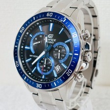 Relógio de pulso raro Casio Edifice EFR 552 azul prata bom estado de funcionamento, usado comprar usado  Enviando para Brazil
