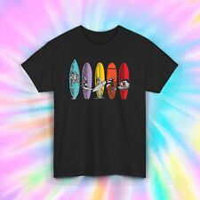 Camiseta Gráfica de Pranchas de Surf | Camiseta Colorida de Praia de Surf | Diversão de Verão | P-5XL comprar usado  Enviando para Brazil