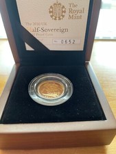 Gold proof half for sale  CASTLE DOUGLAS