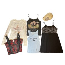 Lote de roupas vintage Y2k grande G/XL/2XL atacado 6 peças pacote de tanques de revenda faroeste comprar usado  Enviando para Brazil