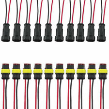 10 kits plugue conector de fio elétrico vedação impermeável 2 pinos com fio AWG, usado comprar usado  Enviando para Brazil