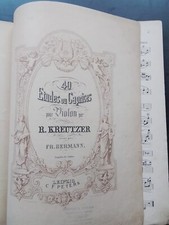 Partition ancienne kreutzer d'occasion  Milly-sur-Thérain