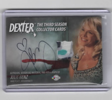 CARTÃO AUTÓGRAFO/GUARDA-ROUPA DEXTER TEMPORADA 3 JULIE BENZ/RITA BENNETT #D3AC-JB LEIA! comprar usado  Enviando para Brazil