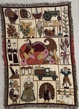 Woven tapestry throw for sale  Kokomo