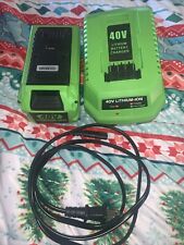 Usado, BATERIA E CARREGADOR DE ÍON DE LÍTIO 40V 6AH G-MAX COMPATÍVEL COM GREENWORKS 29472 29462 comprar usado  Enviando para Brazil