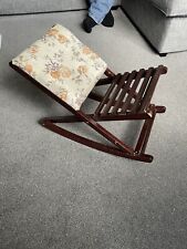 Vintage cushioned folding for sale  LANARK
