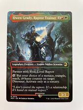 1x BORDERLESS OWEN GRADY, RAPTOR TRAINER Jurassic Park - MTG Magic the Gathering comprar usado  Enviando para Brazil