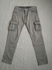 Pantalone cargo grigio usato  Zubiena