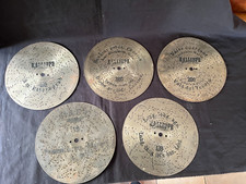 Conjunto de 6 discos antigos de caixa de música 24 discos Kalliope 9 1/4 polegadas comprar usado  Enviando para Brazil