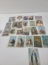 LOTE DE COLECCIÓN DE TARJETAS SANTAS RELIGIOSAS CATÓLICAS CONMEMORATIVAS ORACIÓN FUNERARIA y paquete segunda mano  Embacar hacia Mexico