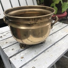 Antique brass planter for sale  HUDDERSFIELD