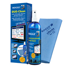 ROGGE DUO-Clean Original, środek do czyszczenia ekranu 250ml + 1x mikrofibra ROGGE & Vileda, używany na sprzedaż  Wysyłka do Poland