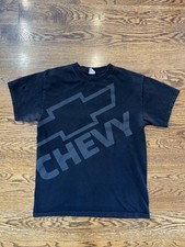 Camiseta Chevrolet Chevy Preta Tamanho M Tedder Gráfica Gravata Borboleta Spellout Por Toda Parte comprar usado  Enviando para Brazil