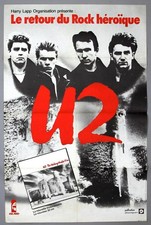 U2 – mega raro original 1984 French ISLAND RECORDS fonograma pôster promocional *ENORME* comprar usado  Enviando para Brazil