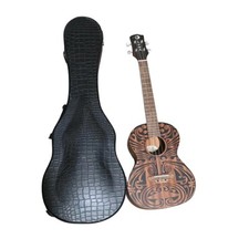 Ukulele tenor Luna UKE TRIBAL 4 picadas com estojo preto  comprar usado  Enviando para Brazil