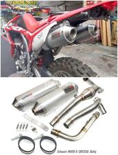 SISTEMA DE ESCAPE DUPLO COMPLETO MEGA BOMBA INOXIDÁVEL PARA HONDA CRF 250 M L RALLY 2013-20 comprar usado  Enviando para Brazil