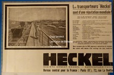 Publicite transporteur heckel d'occasion  Beaumont-de-Lomagne