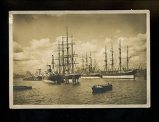 Cartão postal foto real navio RPPC barco veleiro Alemanha vintage comprar usado  Enviando para Brazil