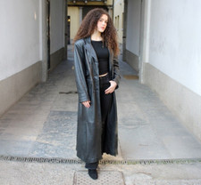 Cappotto pelle lungo usato  Milano