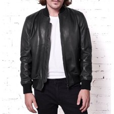 LTH JKT Classy Bomber Jacket Joe Bomber Black Soft Genuine Leather - RARE! MINT! comprar usado  Enviando para Brazil