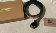 Ceinture burberry réversible d'occasion  Paris XVII