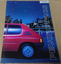 Catalogue publicitaire peugeot d'occasion  Châteauneuf-sur-Sarthe