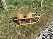 Vintage wooden sleigh for sale  MUIR OF ORD