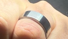 Titanium men ring for sale  POOLE