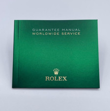 Rolex libretto booklet usato  Italia