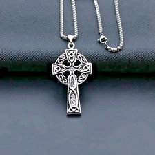 Croix celtique pendentif d'occasion  Lilles-Lomme