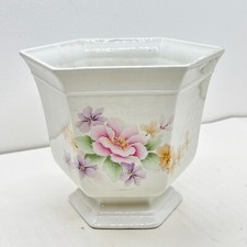 Hexagonal floral ceramic for sale  STREET
