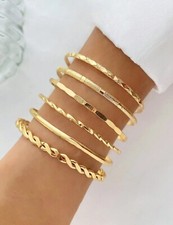 Bracelet jonc doré d'occasion Bracelet jonc doré d'occasion  Artix