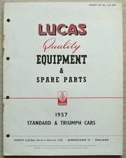 Lucas standard triumph for sale  LEICESTER
