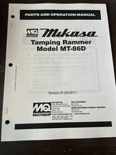 Mikasa multiquip mt86d for sale  Santa Rosa