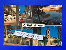 Cartolina chieti notte usato  Italia