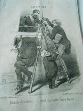 Caricature 1851 échelle d'occasion  Bourgoin-Jallieu